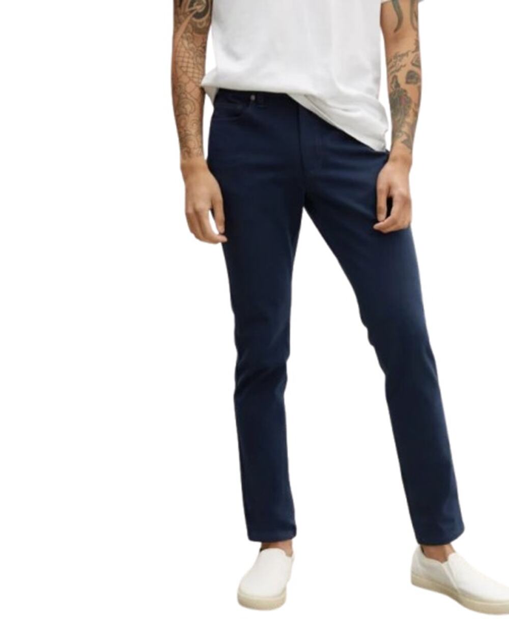 EVERLANE Men's The Performance 5-Pocket Pants 33x30 Navy Blue Stretch Chino NWT